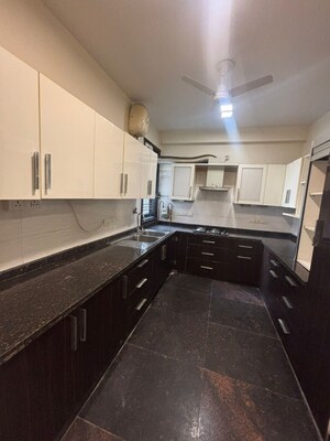 Kitchen in 3 BHK Builder Floor at Greater Kailash I – for Rent