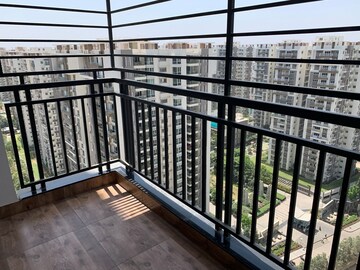 Balcony in 3 BHK Apartment at Aparna Sarovar Zenith, Nallagandla – for Rent