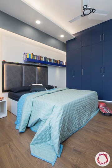 Bedroom in 3 BHK Apartment at Indiabulls Blu, Worli – for Rent