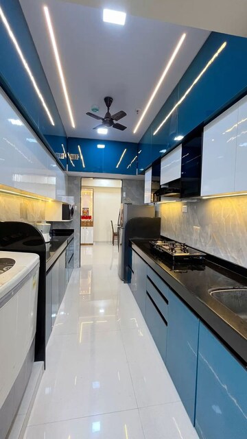 Kitchen in 3 BHK Apartment at Indiabulls Blu, Worli – for Rent