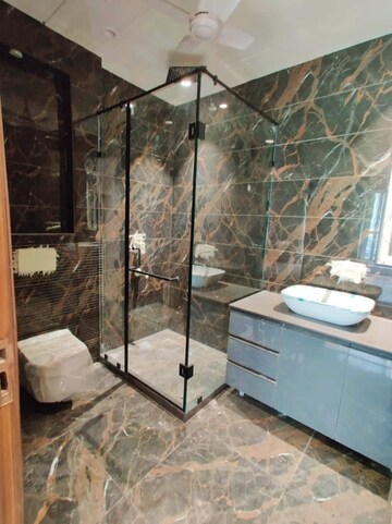 Attached Bathroom in 4 BHK Builder Floor at Greater Kailash I – for Rent