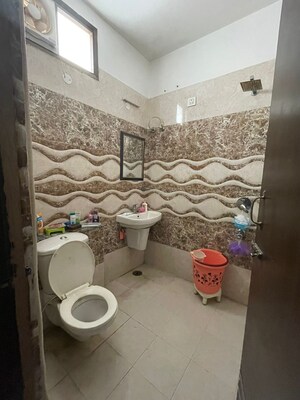 Bathroom in 3 BHK Builder Floor at Motia Royal Citi Apartments, Ghazipur – for Rent