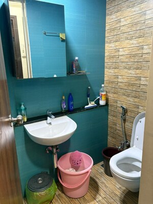 Attached Bathroom in 1 BHK Apartment at Lodha Crown Quality Homes, Majiwada – for Rent