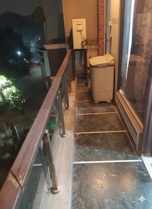 Balcony in 3 BHK Builder Floor at Kailash Colony – for Rent