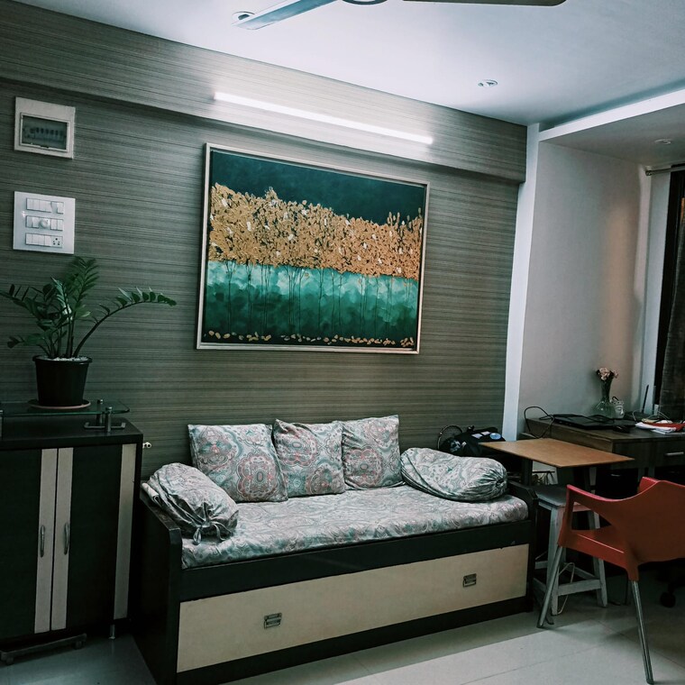 Bedroom, prashant-sagar-apartment 1 RK 320 Sq.Ft. Apartment In Bhandup East Mumbai 9473345