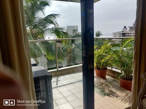 Balcony in 3 BHK Apartment at Kolte Patil K52, Khar West – for Rent