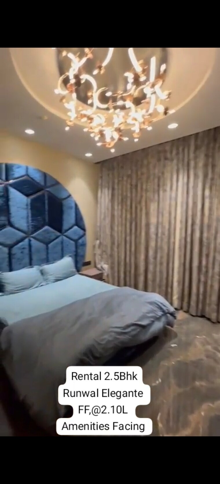 Bedroom, runwal-elegante 3 Bedroom 1065 Sq.Ft. Apartment In Andheri West Mumbai 9473376