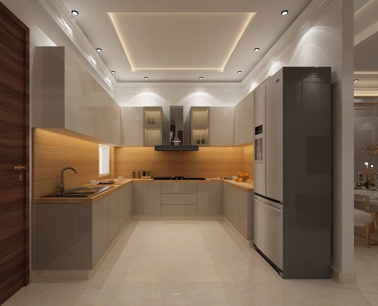 Kitchen, niti khand 5 Bedroom 350 Sq.Mt. Apartment In Niti Khand Ghaziabad 9473540