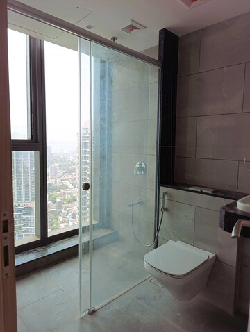 Bathroom in 4 BHK Apartment at Rustomjee Crown, Prabhadevi – for Sale