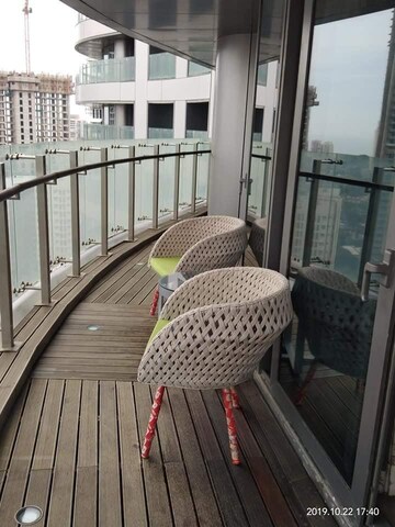 Balcony in 5 BHK Apartment at Lodha World Crest, Worli – for Sale