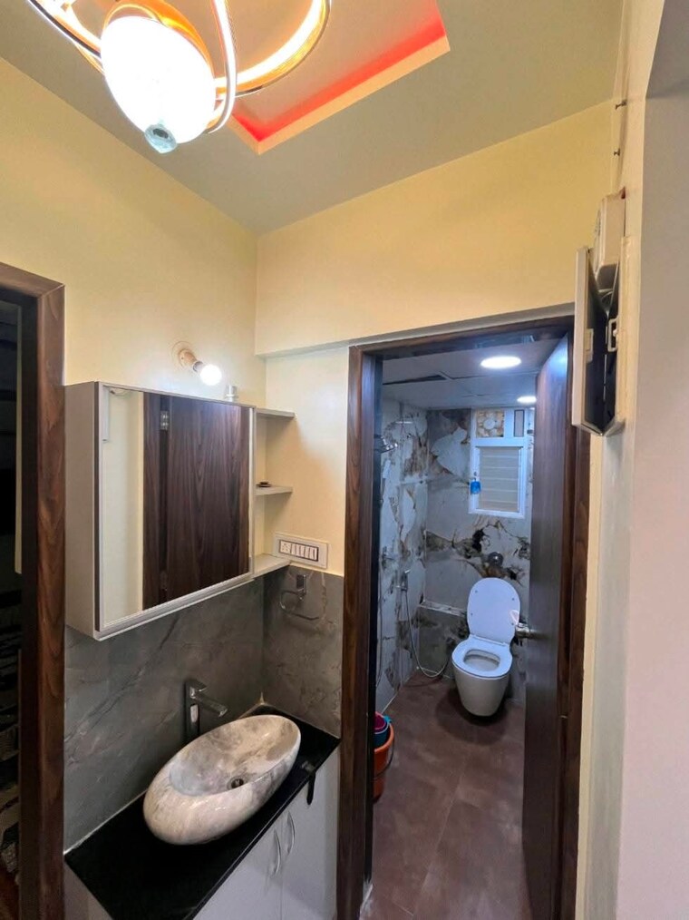 Bathroom, majestique-towers 2 Bedroom 825 Sq.Ft. Apartment In Kharadi Pune 9473693