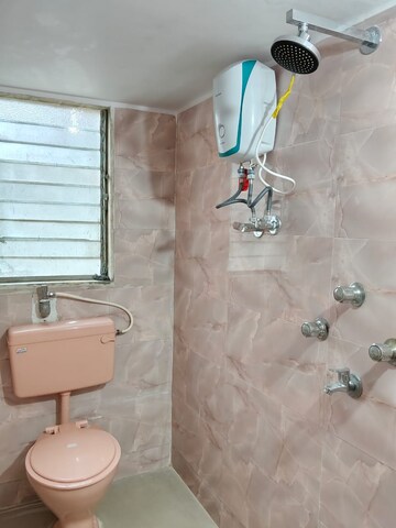 Bathroom in 2 BHK Apartment at Miramar CHS, Dadar West – for Rent