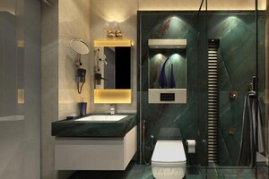 Team Area in 5 BHK Apartment at K Raheja Vivarea, Mahalaxmi – for Sale