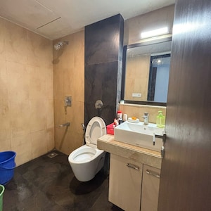 Bathroom in 3 BHK Apartment at Lodha Splendora Platino, Bhayandarpada – for Sale
