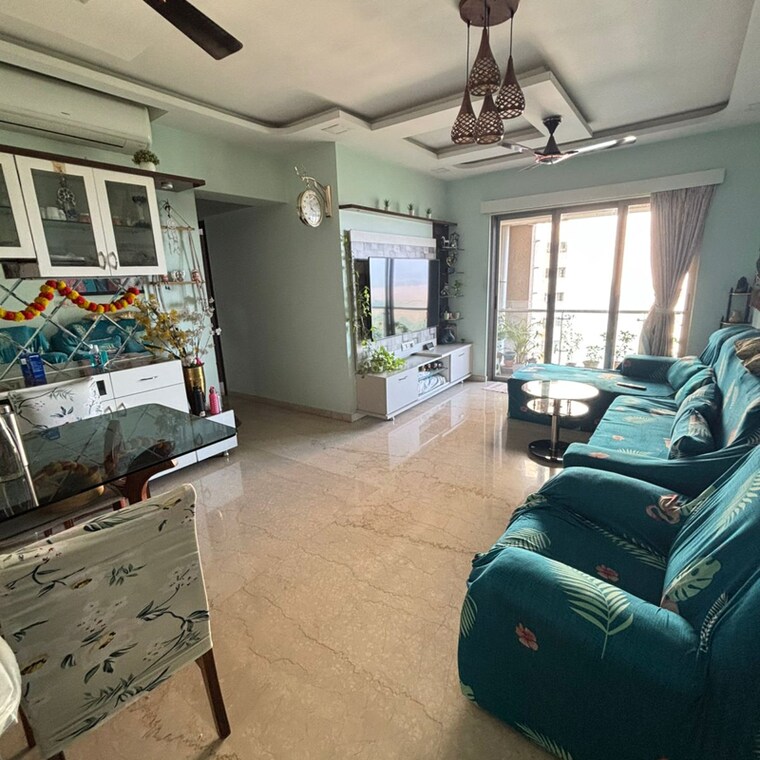 Living Room, lodha-splendora-platino 3 Bedroom 871 Sq.Ft. Apartment In Bhayandarpada Thane 9473835