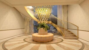 Living Room in 5 BHK Apartment at Lower Parel – for Sale