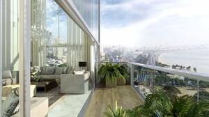 Balcony in 5 BHK Apartment at Lower Parel – for Sale