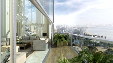Balcony in 5 BHK Apartment at Lower Parel – for Sale