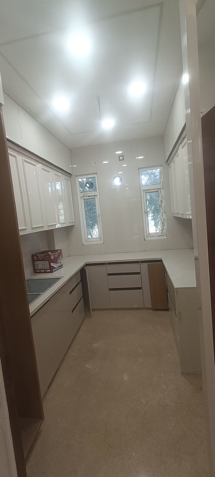 Kitchen, rohini sector 22 3 Bedroom 1300 Sq.Ft. Builder Floor In Rohini Sector 22 Delhi 9473898