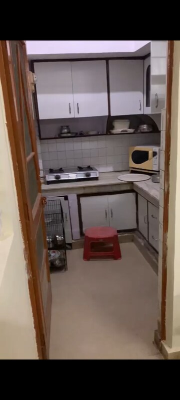 Kitchen in 2 BHK Builder Floor at Malviya Nagar – for Rent