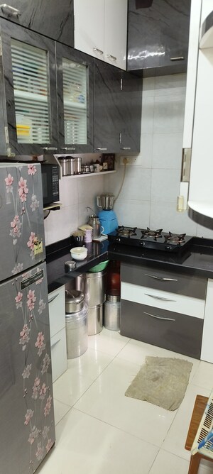 Kitchen in 2 BHK Apartment at Vighnaharta Tagore Nagar Kaivalyadham CHSL, Vikhroli East – for Sale