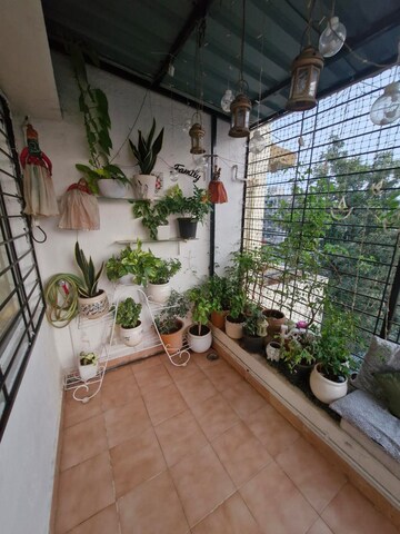 Balcony in 2 BHK Apartment at Ganga Sarovar, Wadgaon Sheri – for Rent