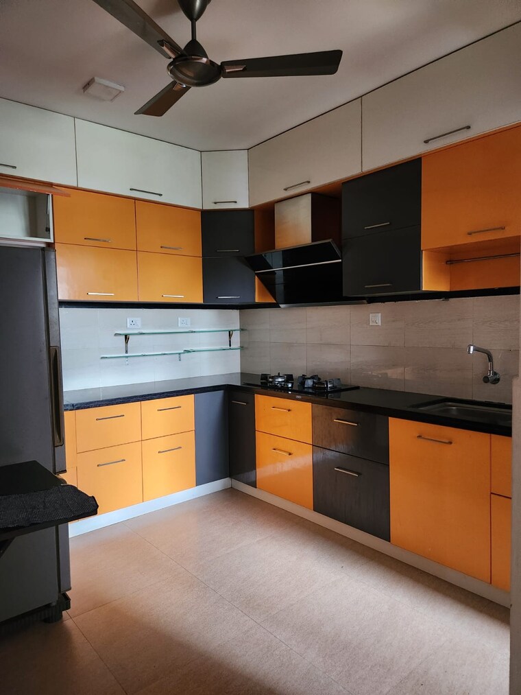 Kitchen, patturaickal 3 Bedroom 1680 Sq.Ft. Apartment In Patturaickal Thrissur 9474064