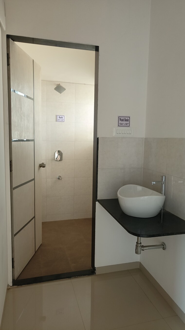 Bathroom, panasia-life-established 1 Bedroom 501 Sq.Ft. Apartment In Kasarsai Pune 9474092