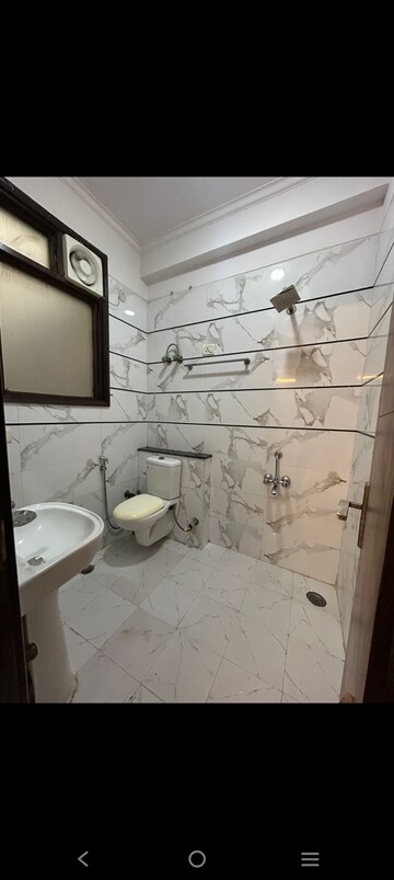 Bathroom in 3 BHK Builder Floor at Saket – for Rent