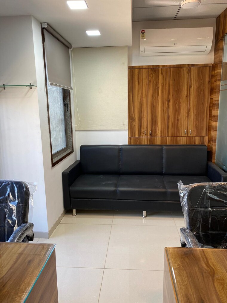 Living Room, binori-b-square-3 Commercial Office Space 865 Sq.Ft. In Bodakdev Ahmedabad 9474078