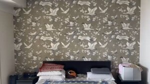 Master Bedroom in 2 BHK Apartment at Omkar Veda Exclusive, Parel – for Sale