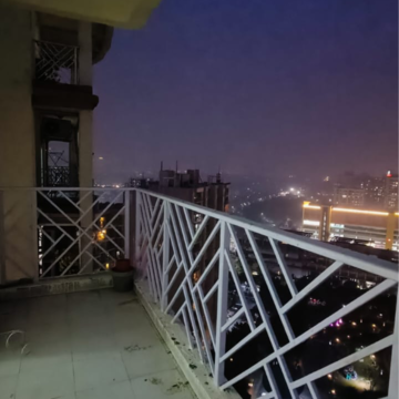 Balcony in 2 BHK Apartment at Amrapali Eden Park, Sector 51 – for Rent
