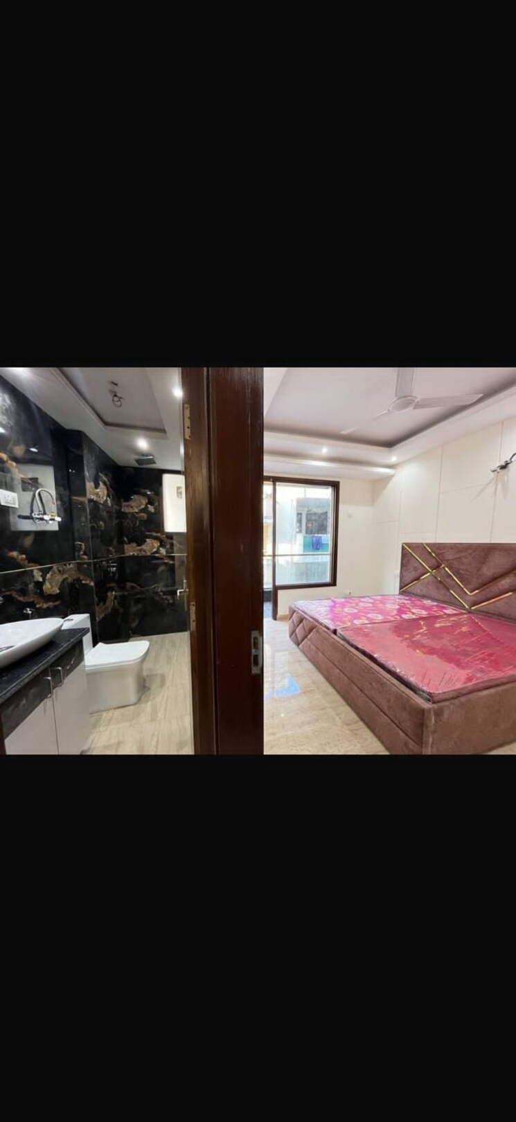 Bedroom, saket 3 Bedroom 1350 Sq.Ft. Builder Floor In Saket Delhi 9474220