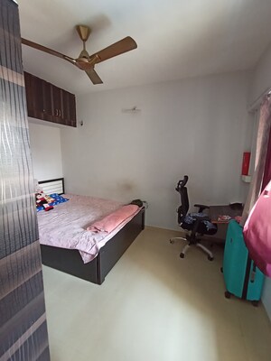 Master Bedroom in 1 BHK Apartment at Wadgaon Sheri – for Rent