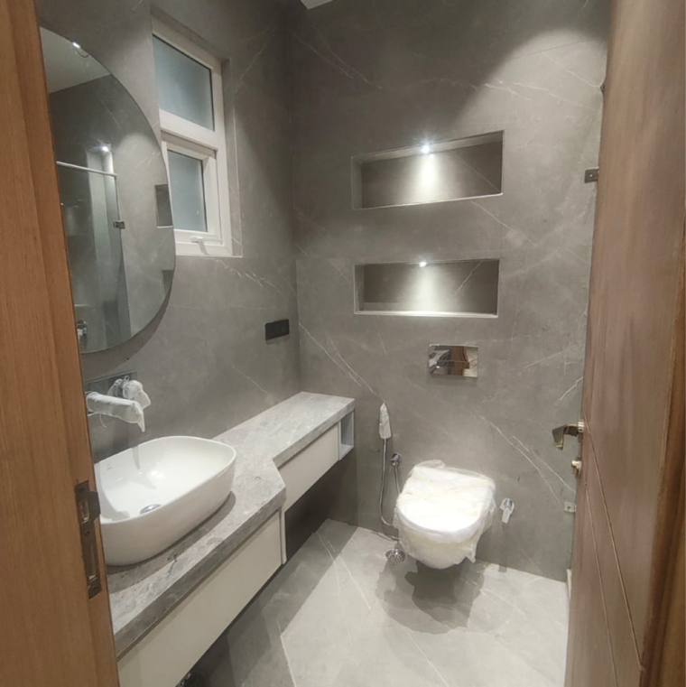 Bathroom, vikas puri 3 Bedroom 200 Sq.Yd. Builder Floor In Vikas Puri Delhi 9474447