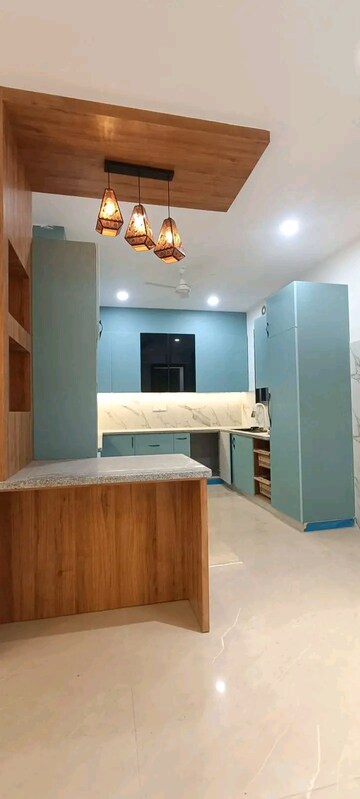 Kitchen in 3 BHK Builder Floor at Palm Residency Chhatarpur, Chattarpur – for Rent