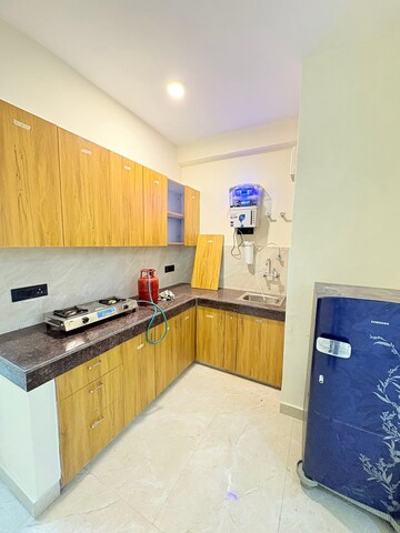 Kitchen in 1 BHK Builder Floor at Chattarpur – for Rent