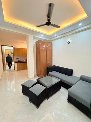 Living Room in 1 BHK Builder Floor at Chattarpur – for Rent
