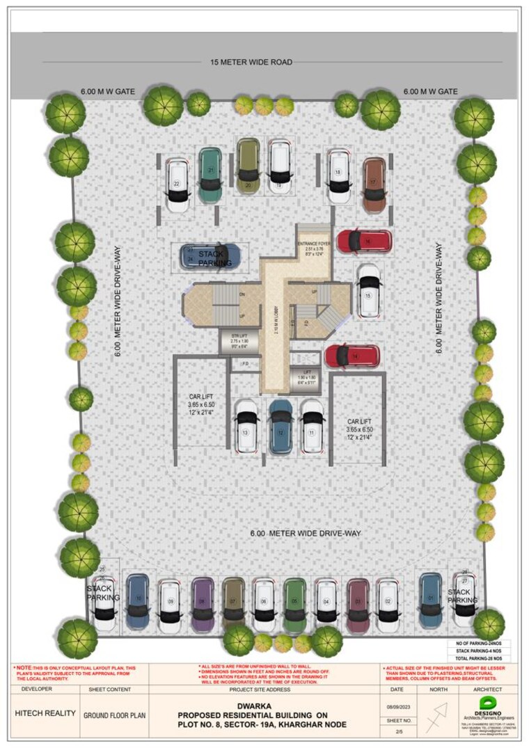 Master Plan, hitech-dwarka 2 Bedroom 609 Sq.Ft. Apartment In Kharghar Sector 19 Navi Mumbai 9474399