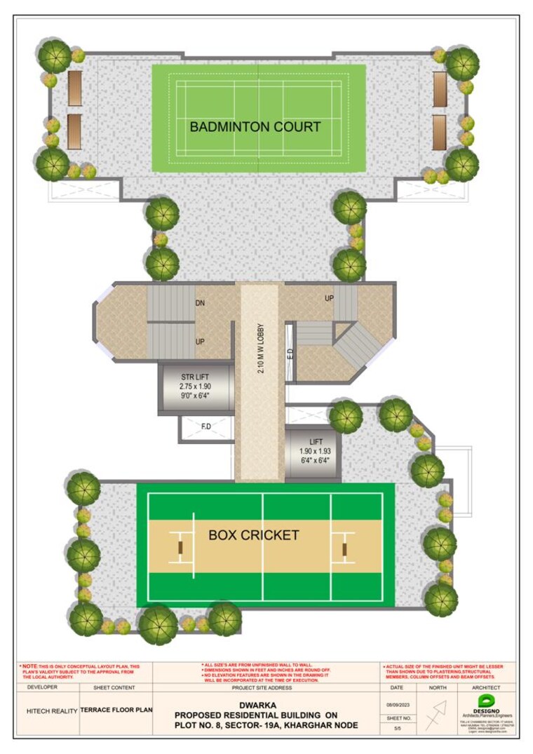 Master Plan, hitech-dwarka 2 Bedroom 609 Sq.Ft. Apartment In Kharghar Sector 19 Navi Mumbai 9474399