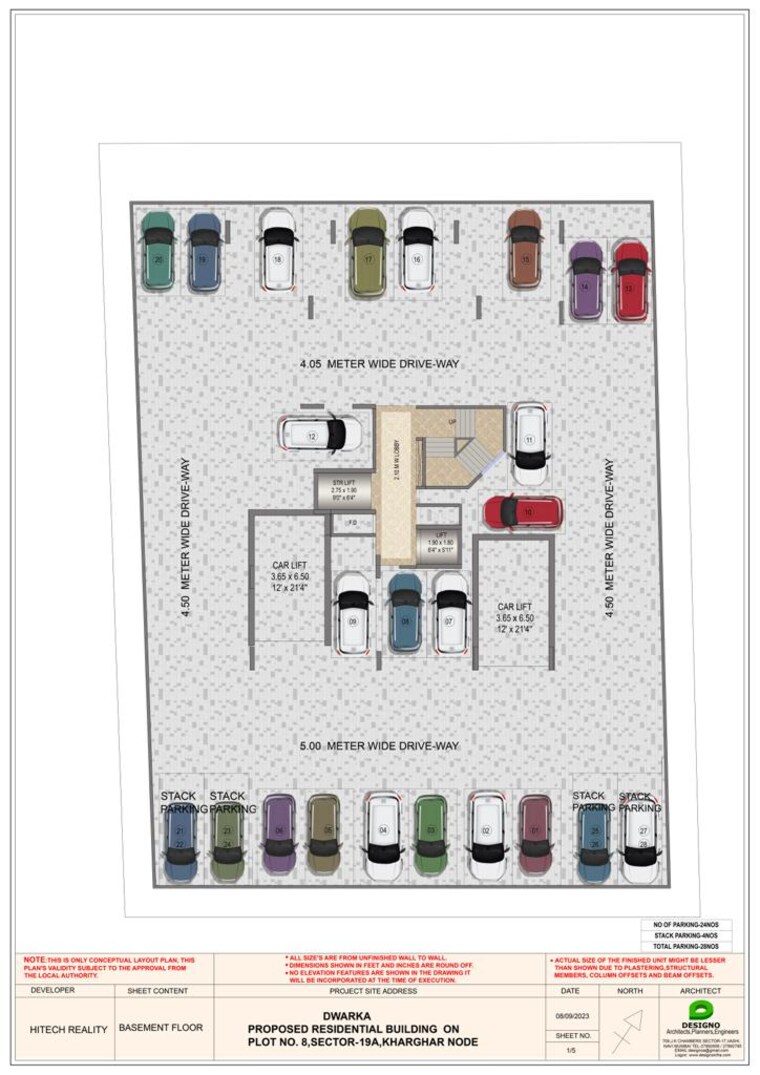 Floor Plan, hitech-dwarka 2 Bedroom 648 Sq.Ft. Apartment In Kharghar Sector 19 Navi Mumbai 9474416