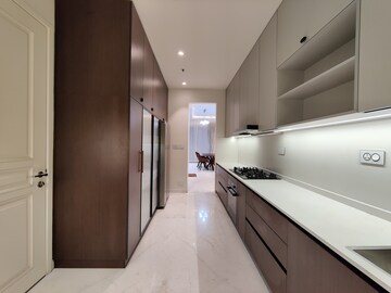 Building Lobby in 3 BHK Apartment at Bhartiya Leela Residences, Thanisandra Main Road – for Rent