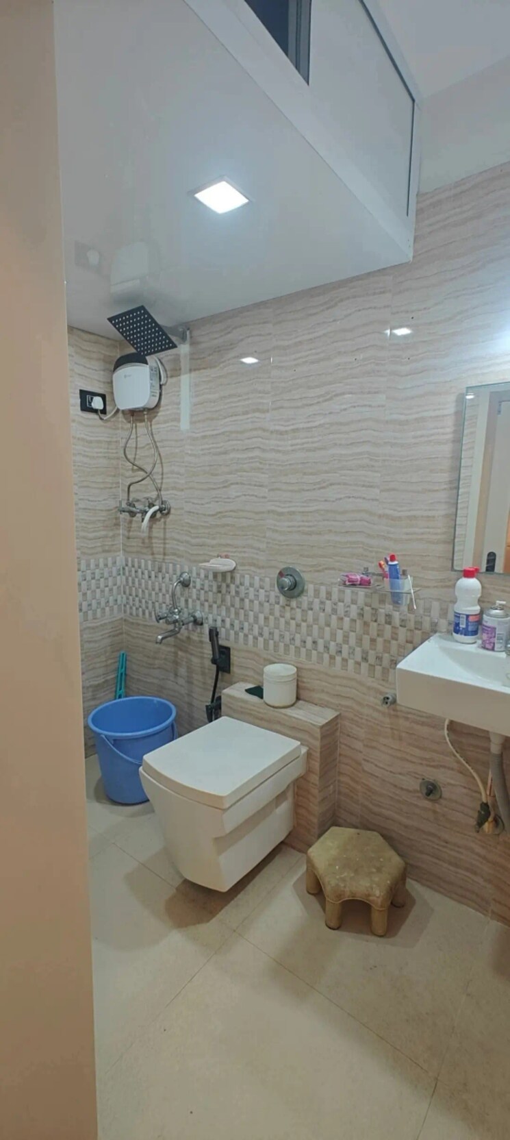 Bathroom, dew-berry 2 Bedroom 800 Sq.Ft. Apartment In Nalasopara West Palghar 9474429