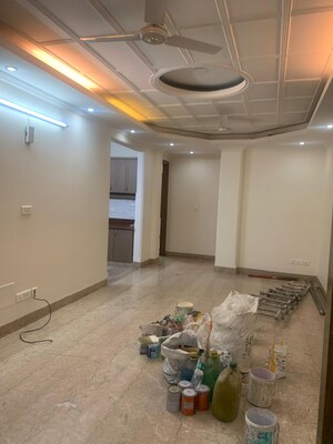 Living Room in 3 BHK Builder Floor at Nehru Enclave – for Rent