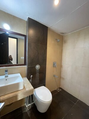 Bathroom in 1 BHK Apartment at National Trinity Paradise, Shilphata – for Sale