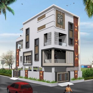 5 BHK Villa – Exterior View View at Ameenpur - for Sale