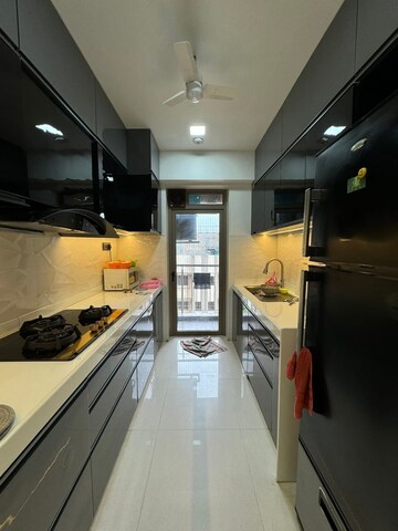 Kitchen in 2 BHK Apartment at National Trinity Paradise, Shilphata – for Sale