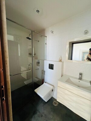 Bathroom in 4 BHK Builder Floor at Chattarpur – for Sale