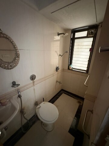 Bathroom in 2 BHK Apartment at Khar West – for Rent