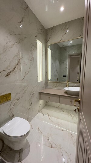 Bathroom in 4 BHK Builder Floor at Safdarjung Enclave – for Sale